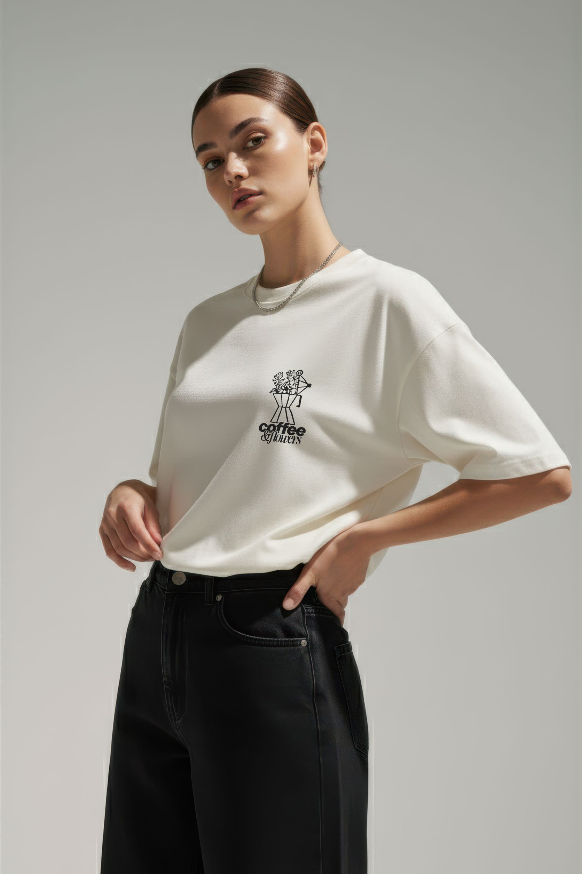 Coffee & Flowers Tee