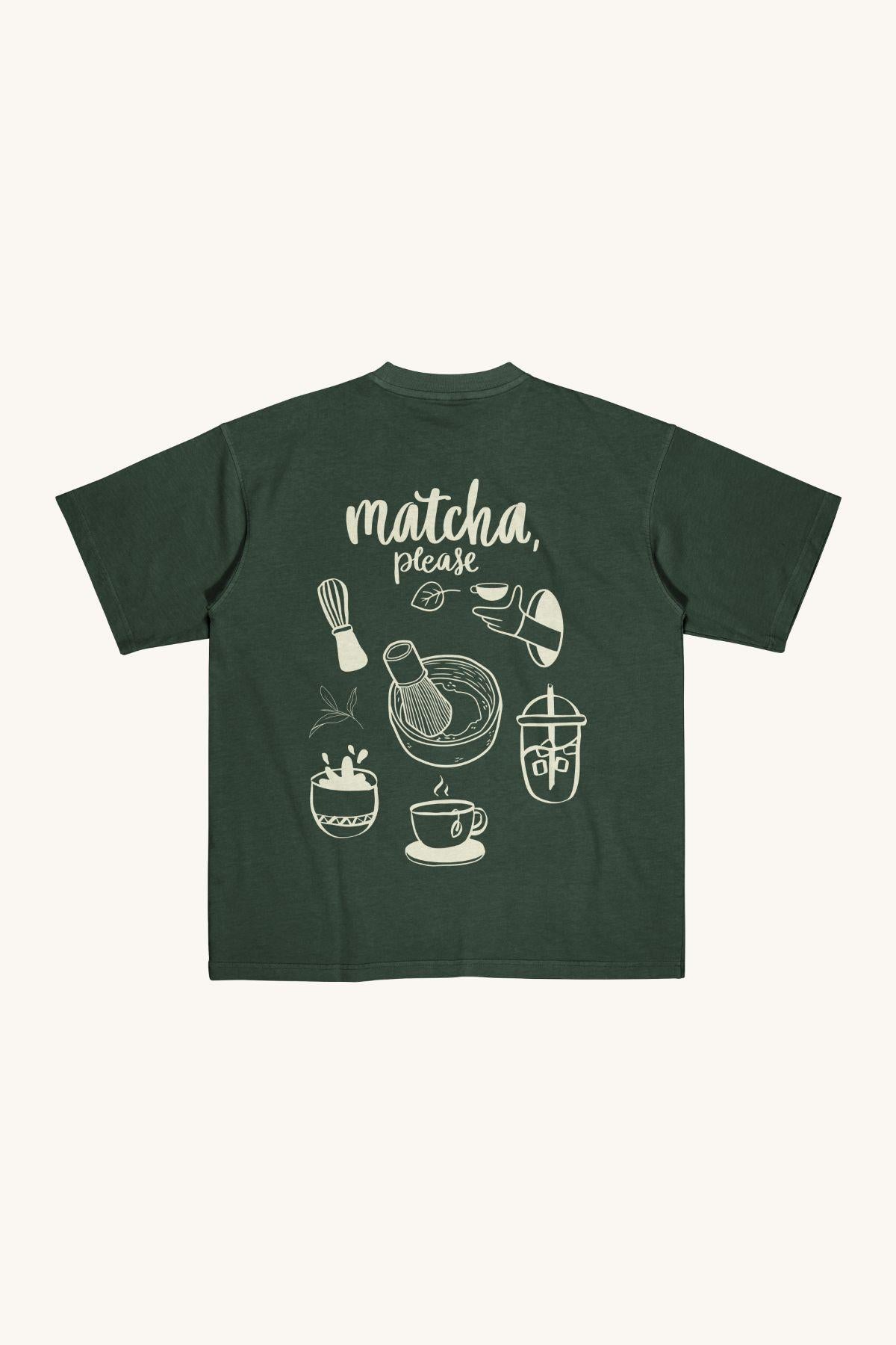 MATCHA PLEASE OVERSIZED T-Shirt/SHIRT