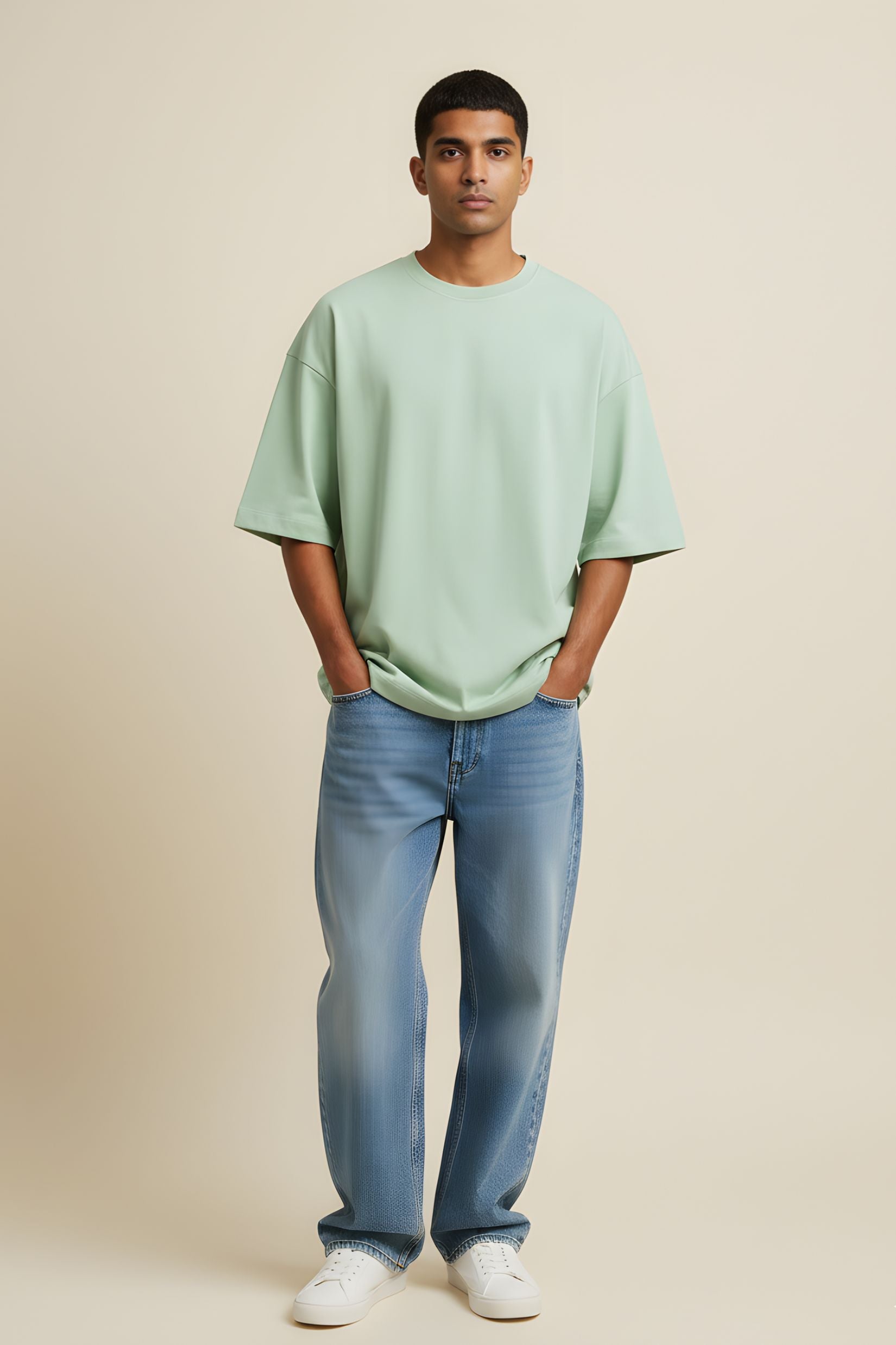 FRENCH TERRY OVERSIZED TEE