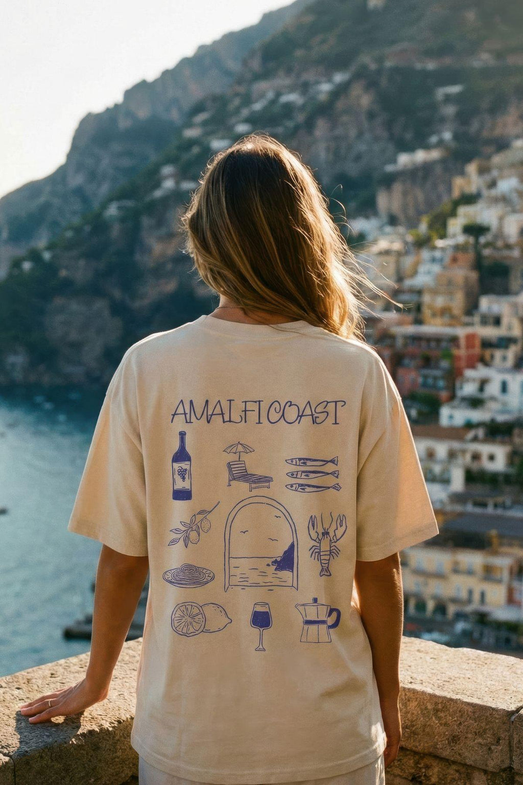 AMALFI COAST Oversized Tee