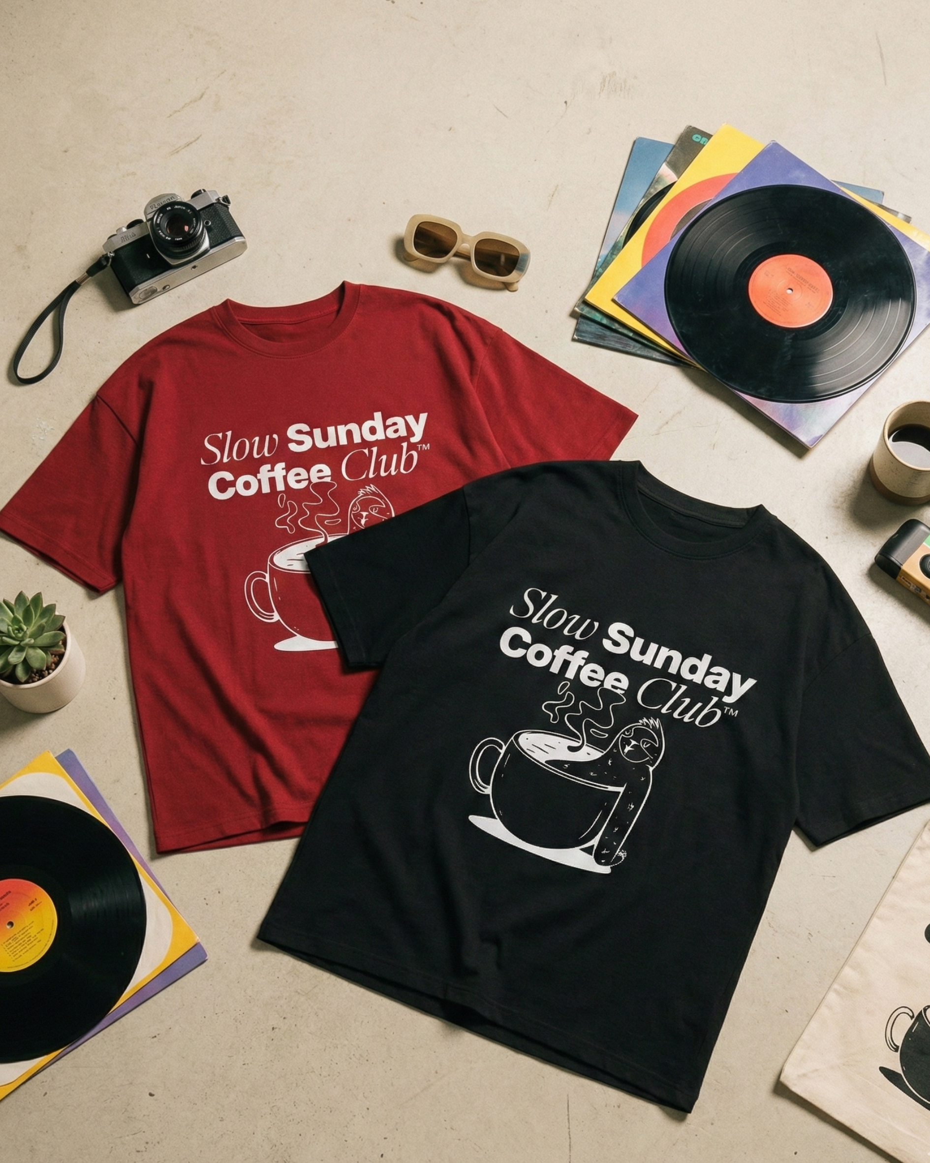 SLOW SUNDAY COFFEE CLUB TEE