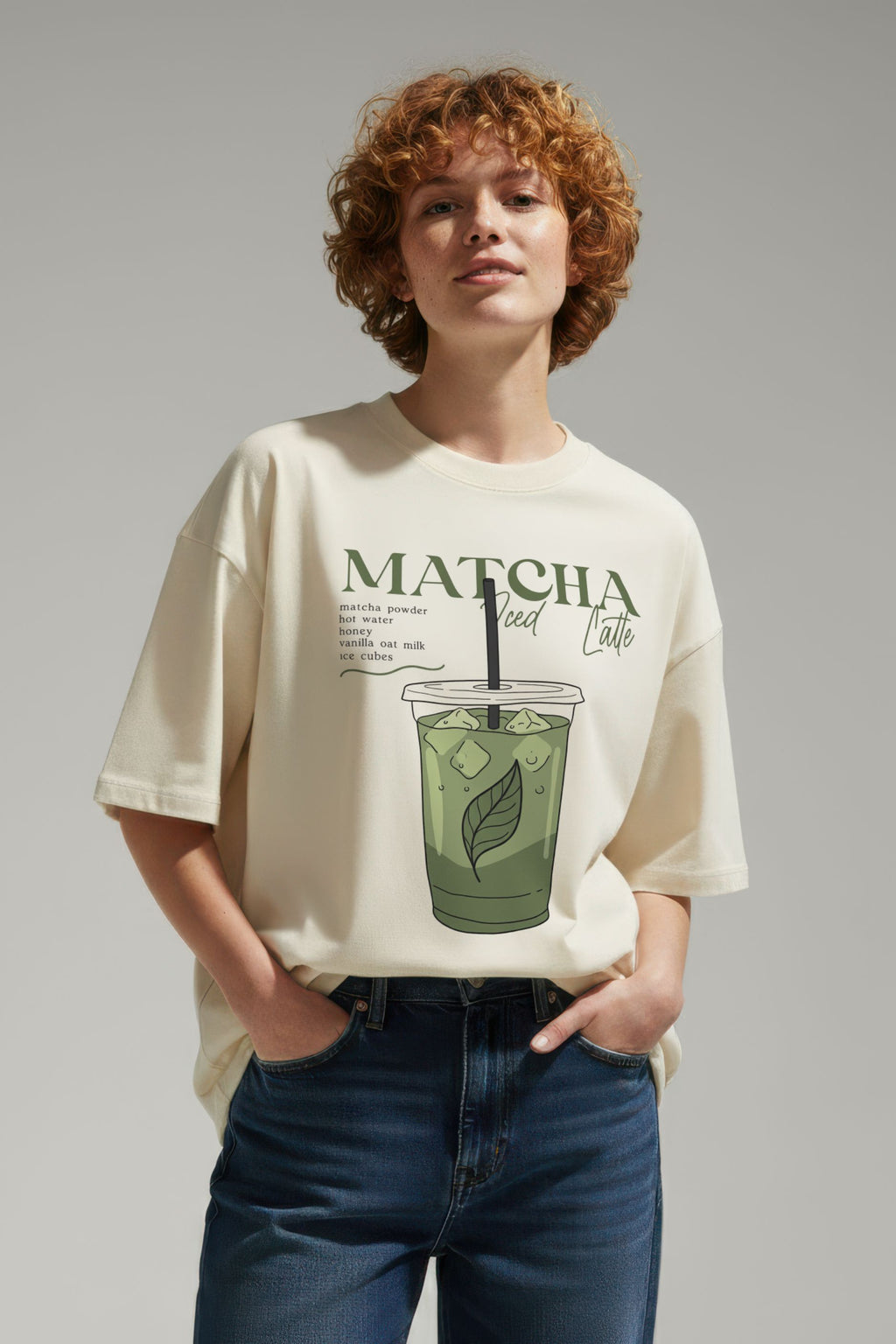 MATCHA ICED LATTE TEE