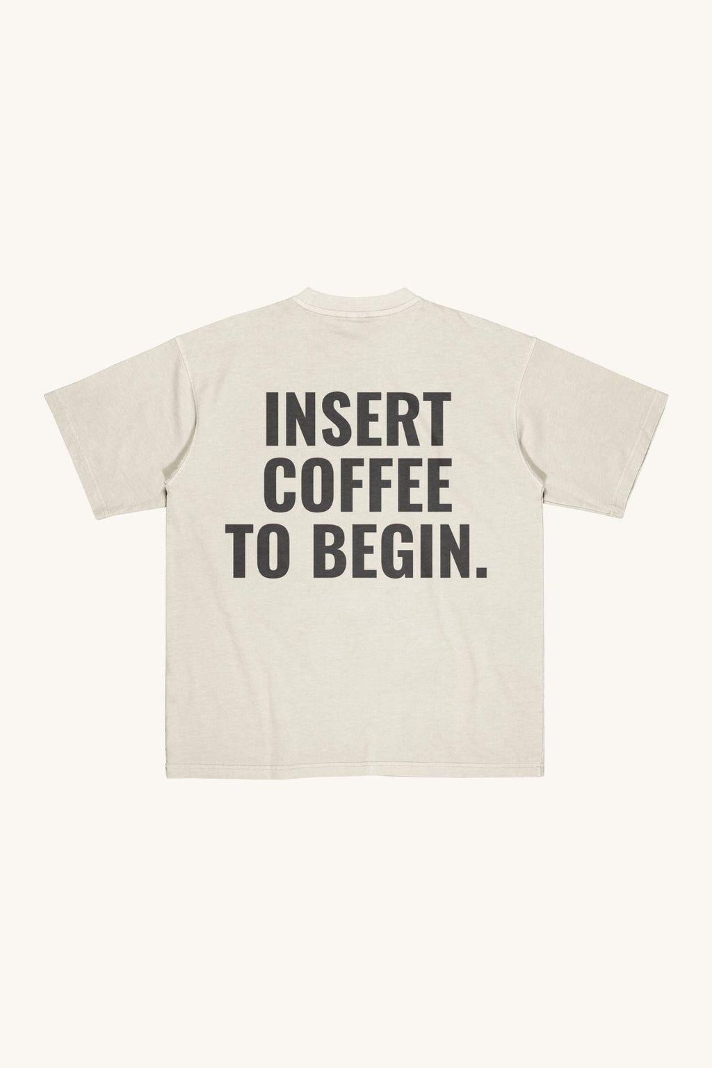 INSERT COFFEE Oversized Tee
