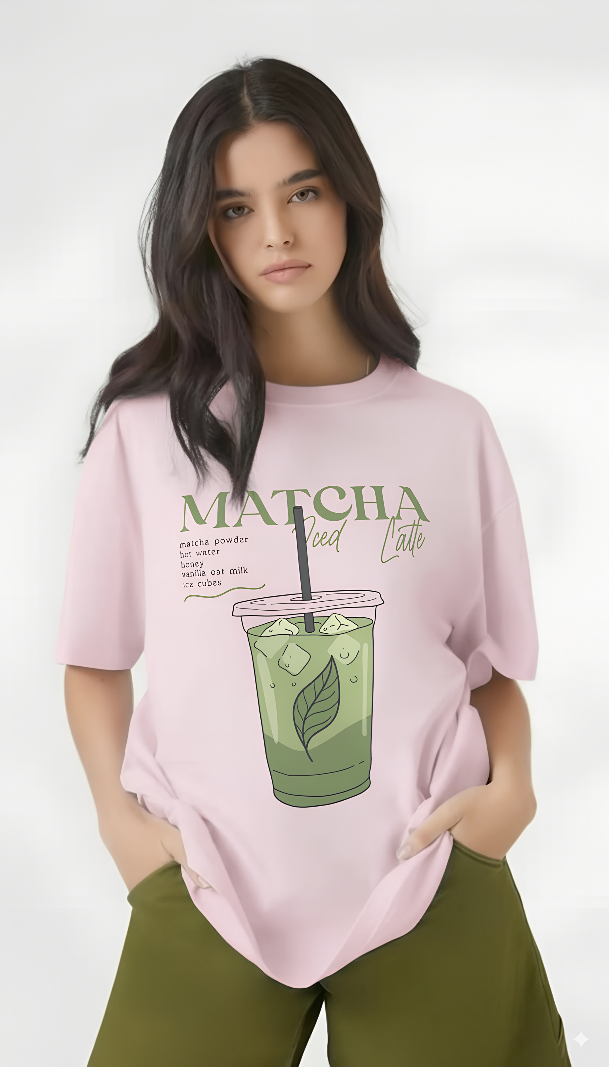 MATCHA ICED LATTE TEE