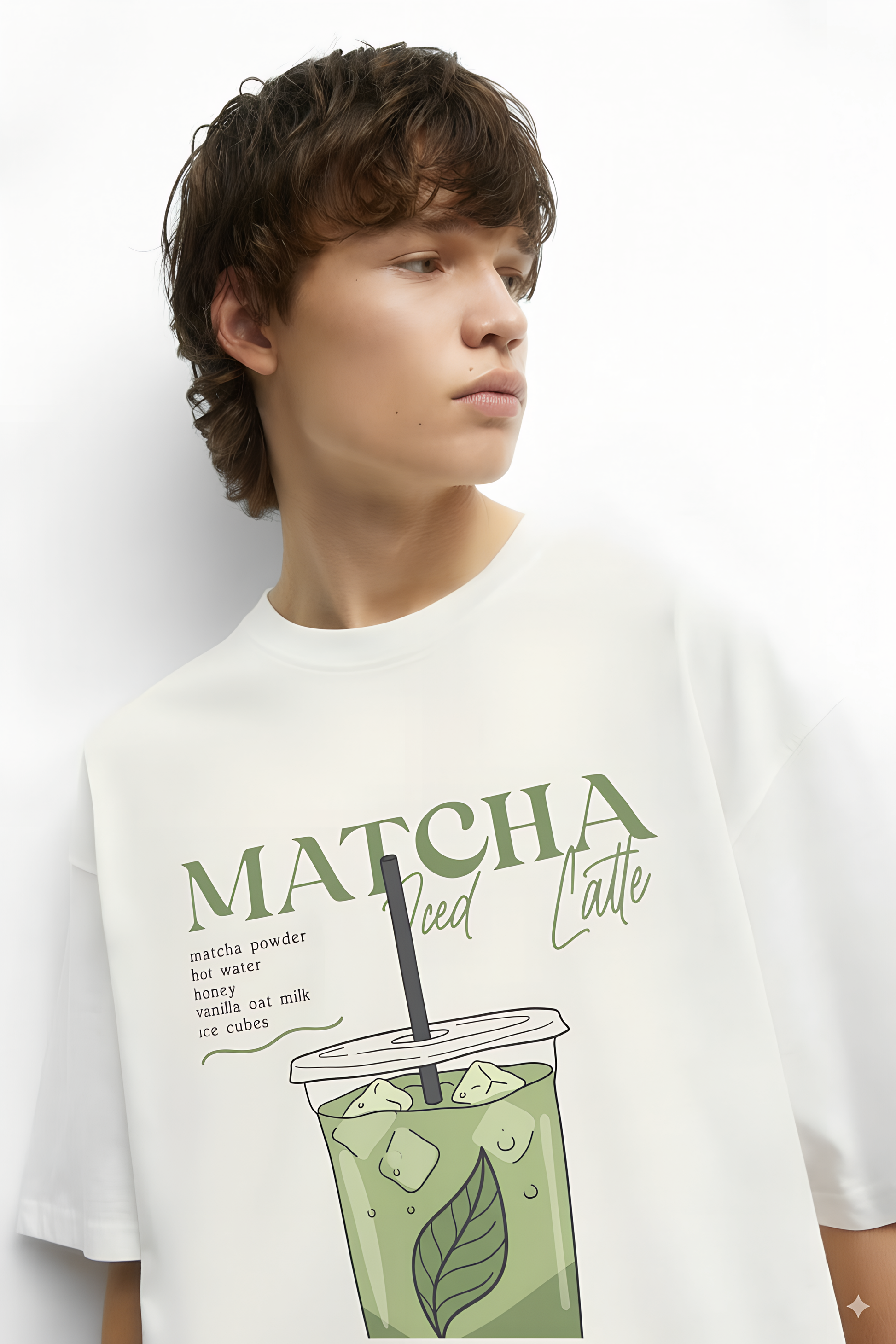 MATCHA ICED LATTE TEE