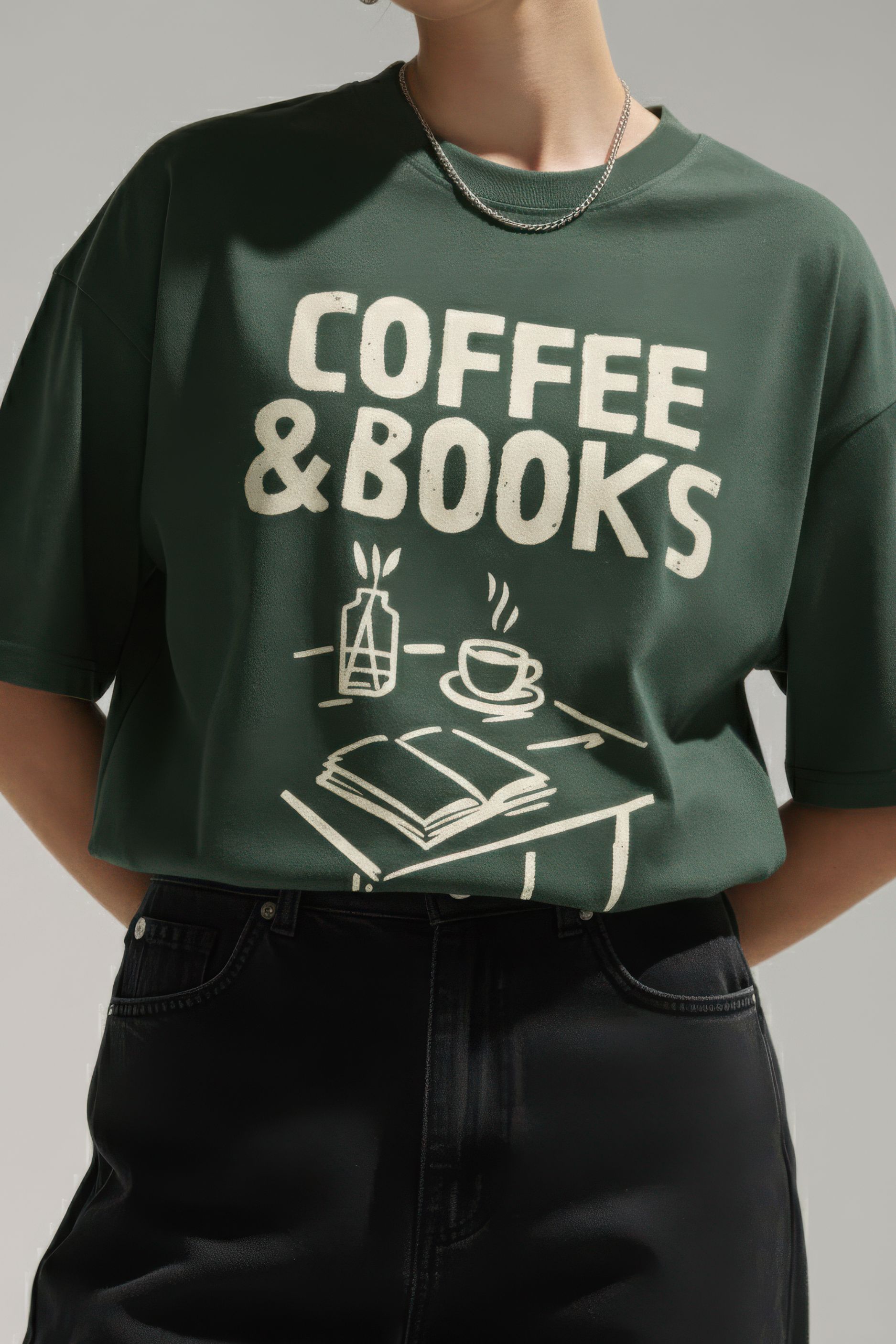 COFFEE&BOOKS TEE
