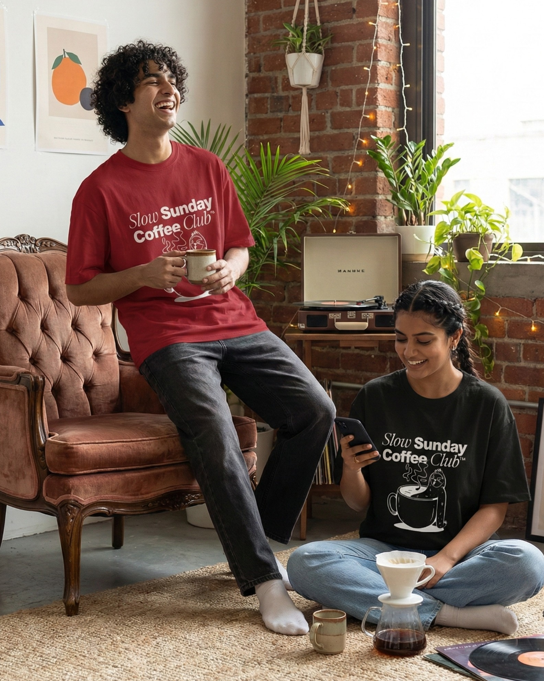 SLOW SUNDAY COFFEE CLUB TEE