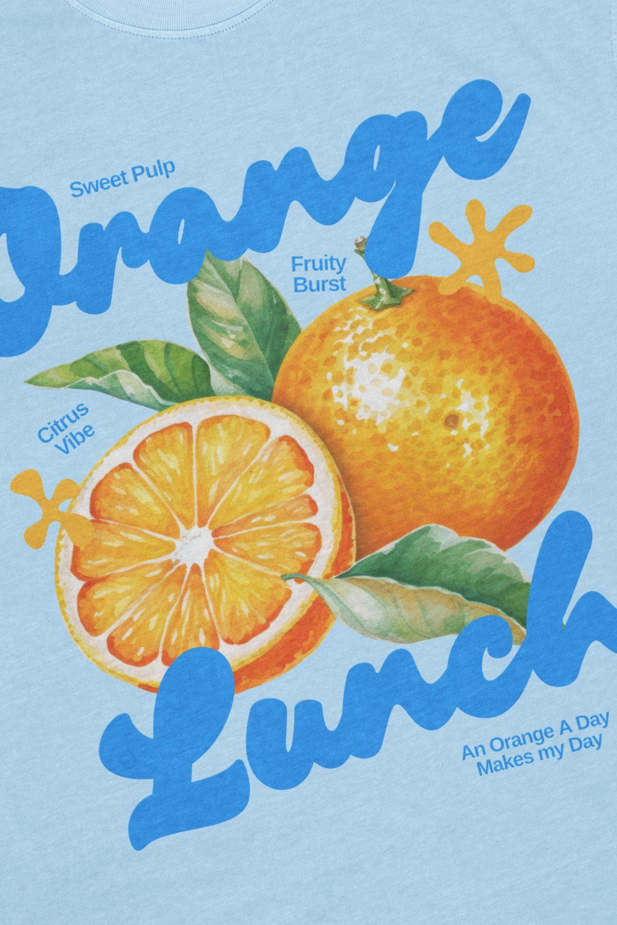 ORANGE LUNCH TEE