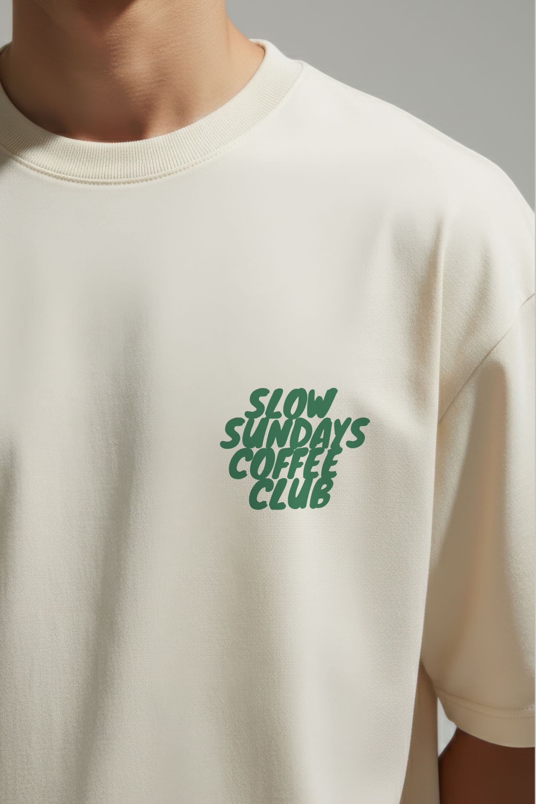 SLOW SUNDAY BOXY TEE