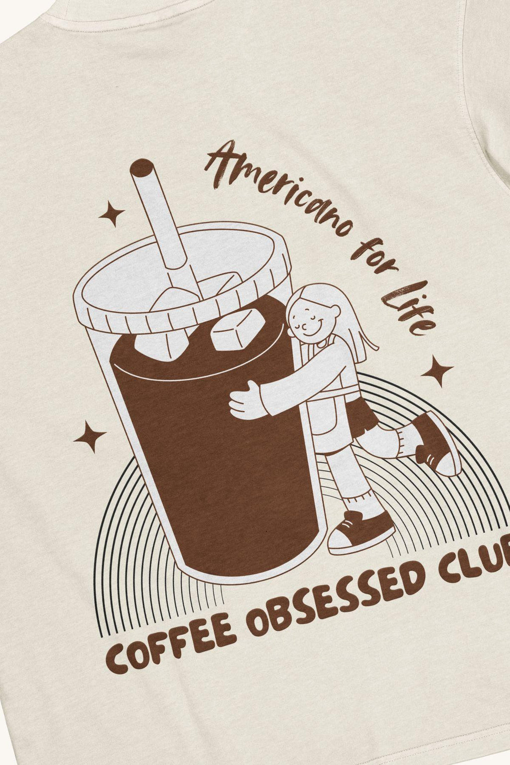 COFFEE OBSESSED Oversized Tee