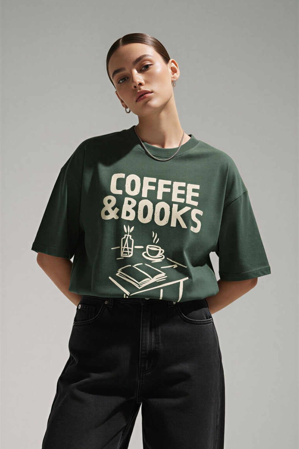 COFFEE&BOOKS TEE