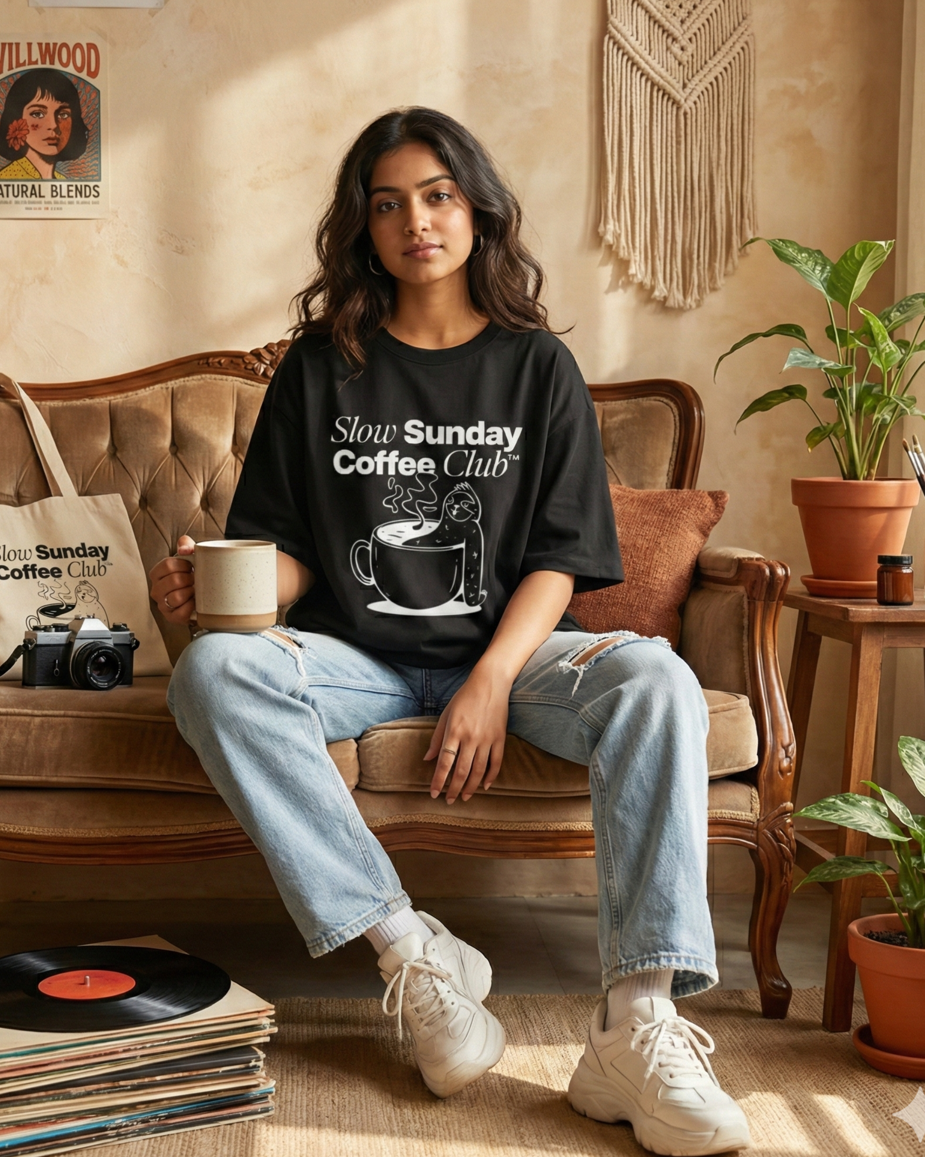 SLOW SUNDAY COFFEE CLUB TEE