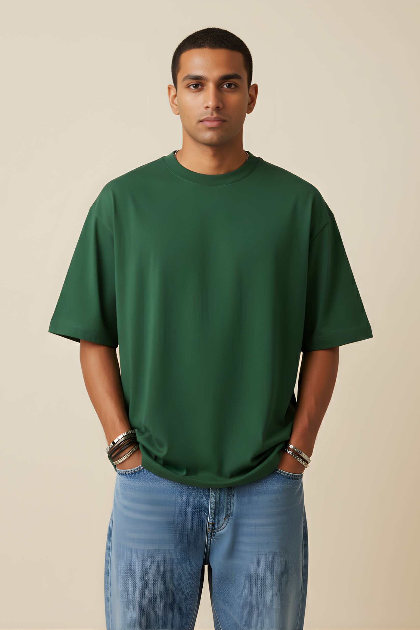 FRENCH TERRY OVERSIZED TEE