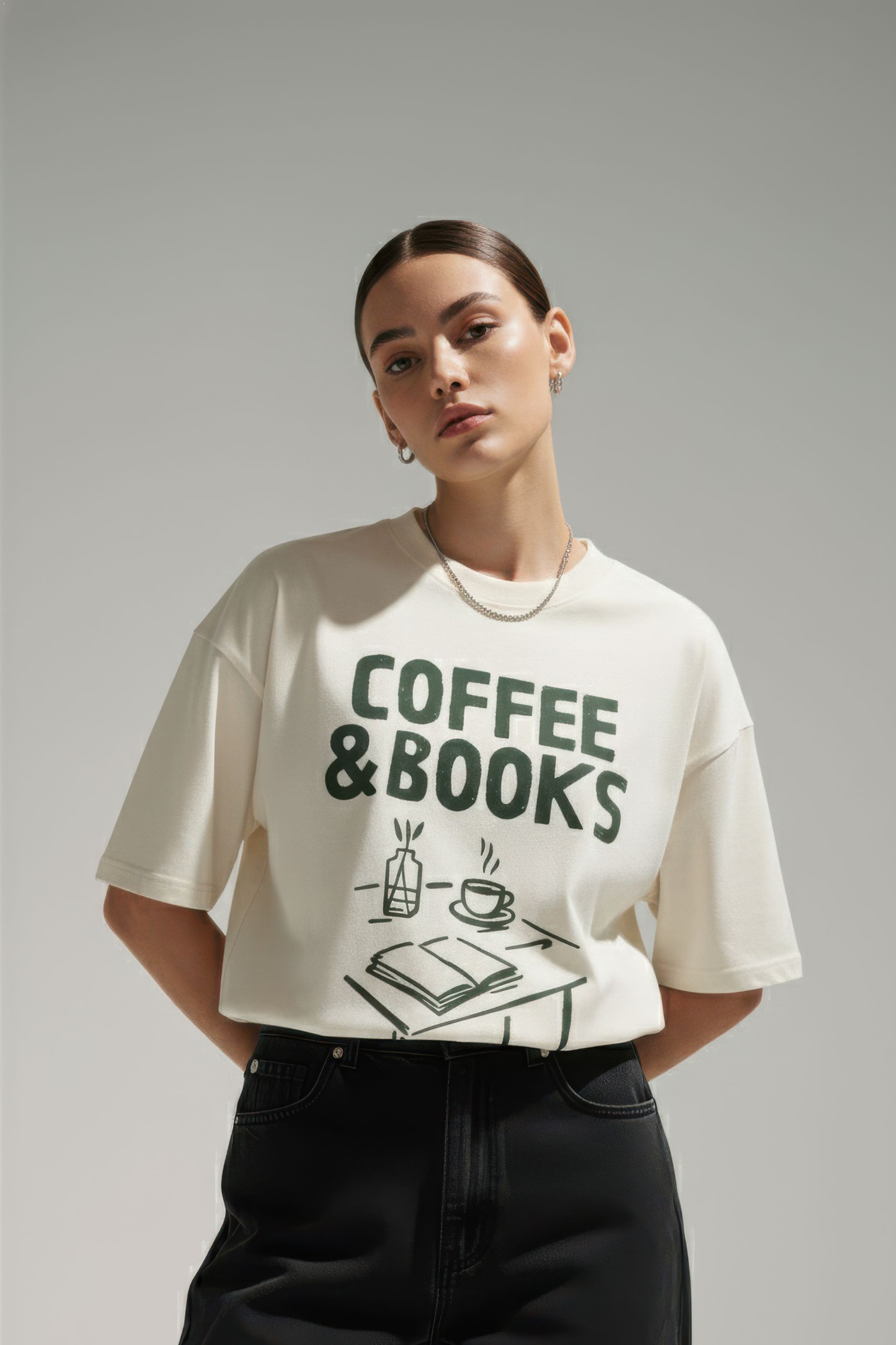 COFFEE&BOOKS TEE