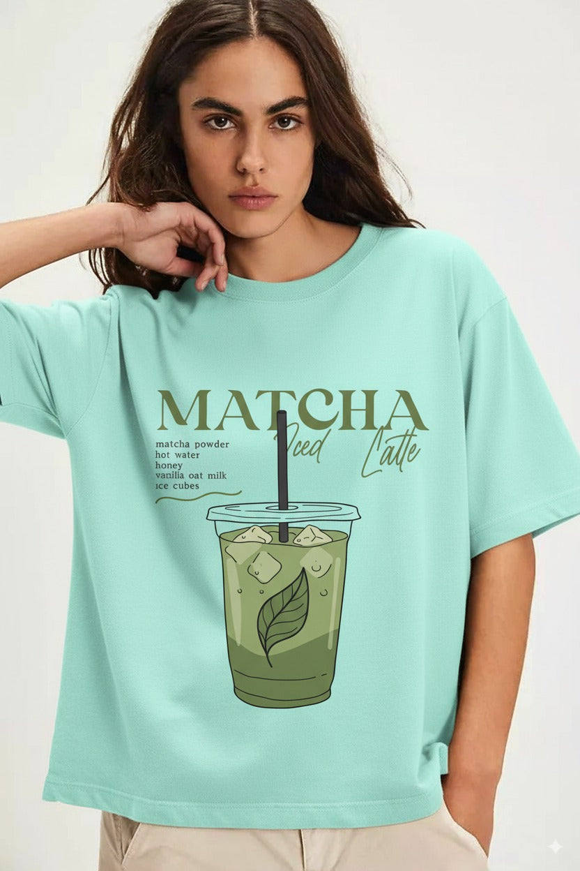 MATCHA ICED LATTE TEE