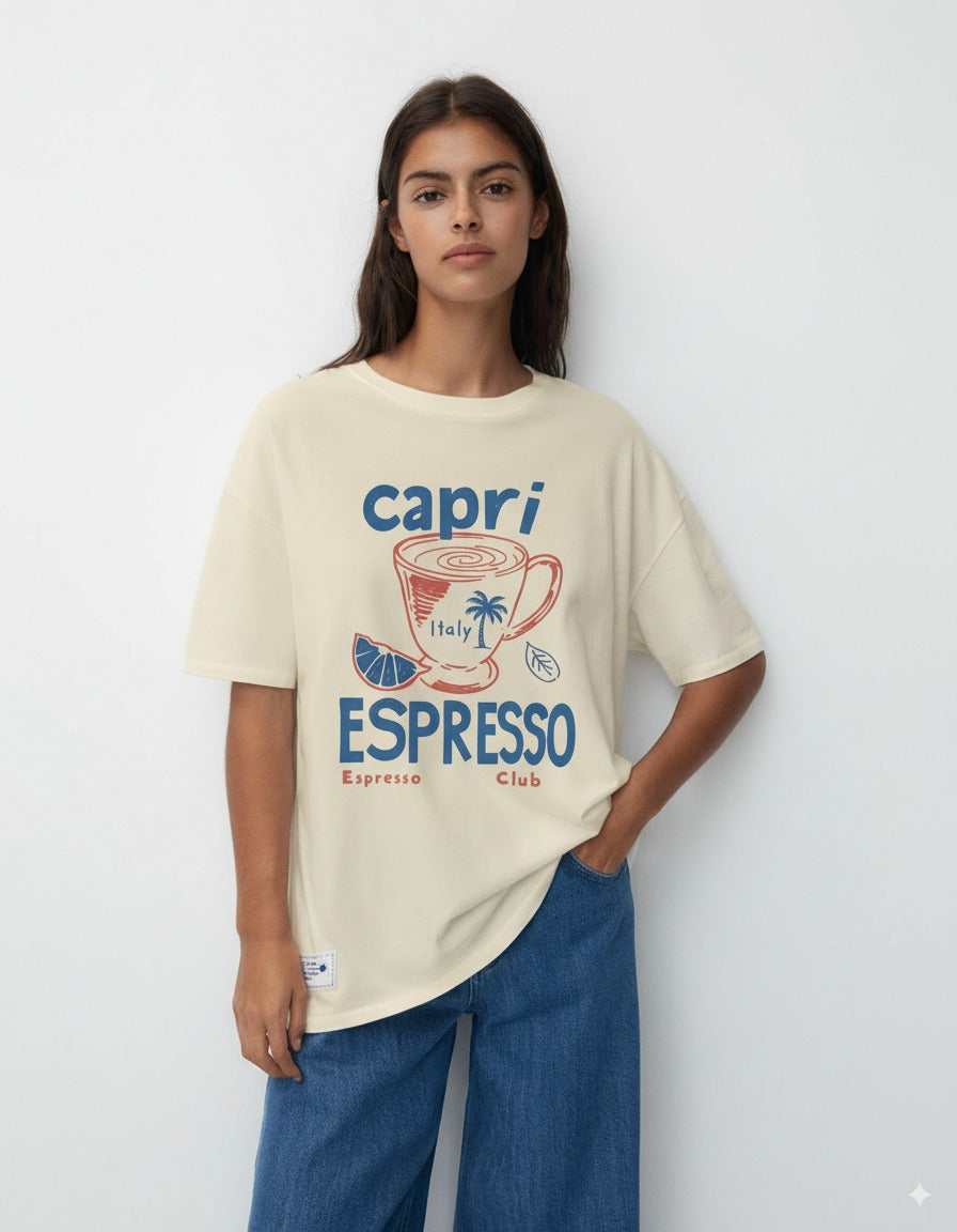 CAPRI ITALY ESPRESSO CLUB TEE